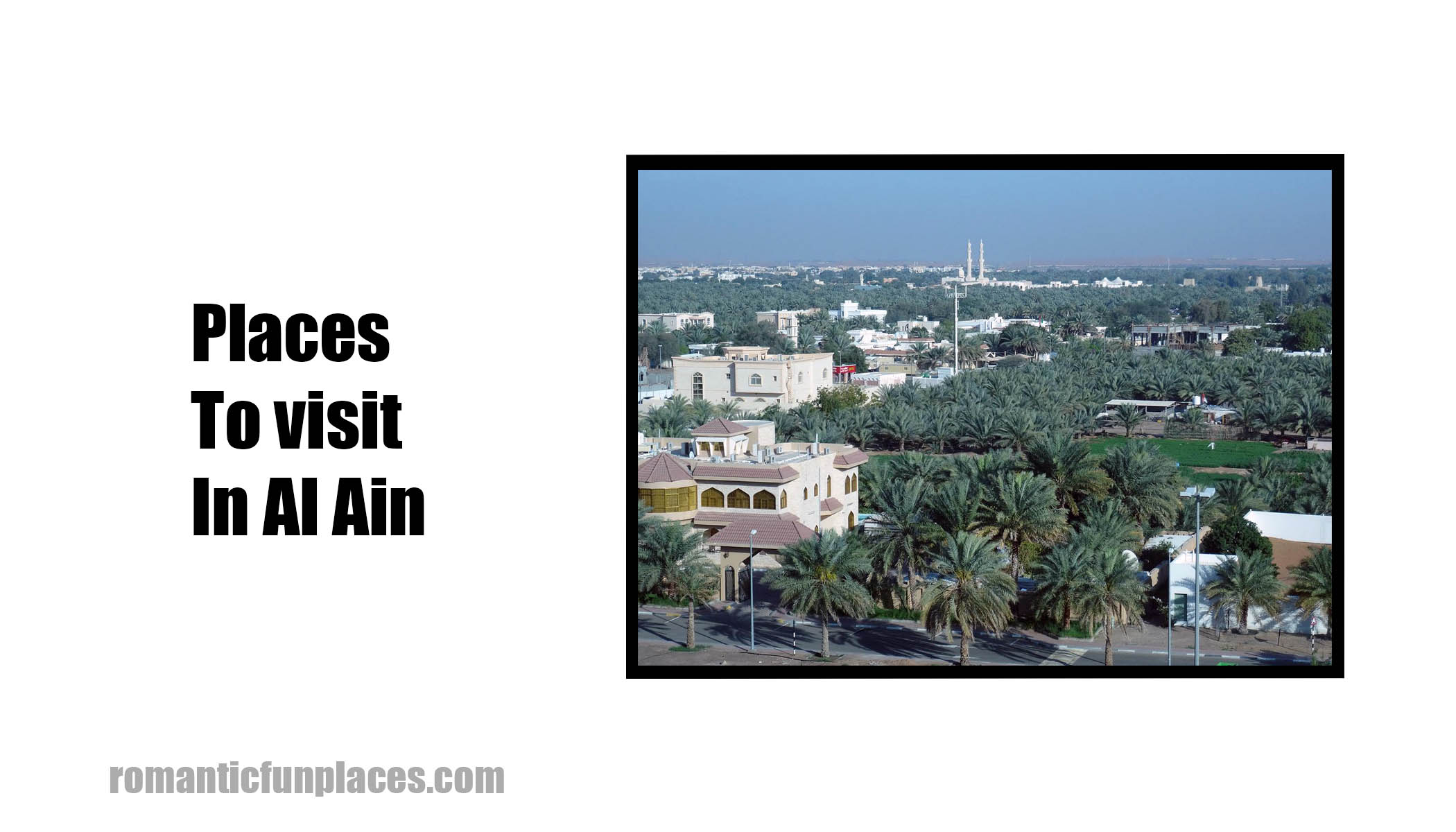 Places to visit in Al Ain