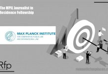 The MPIL Journalist in Residence Fellowship