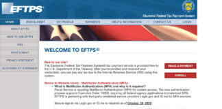 EFTPS - Make Secure Tax Payments