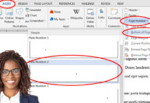 How to Add Page Numbers in Word