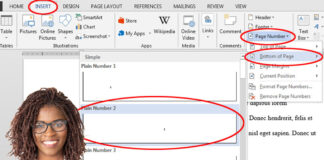 How to Add Page Numbers in Word